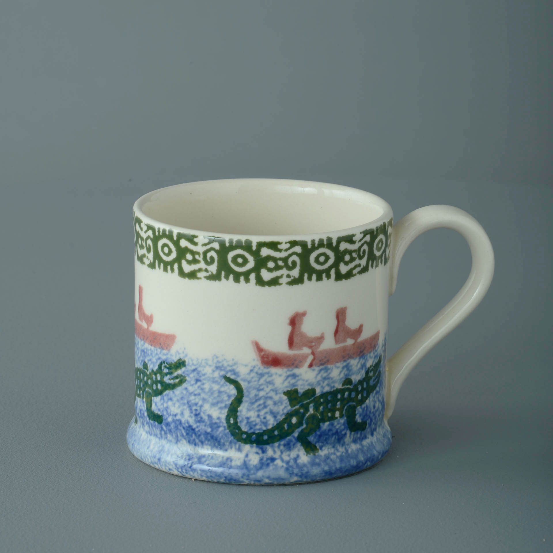 Alligator and Boat Mug Small
