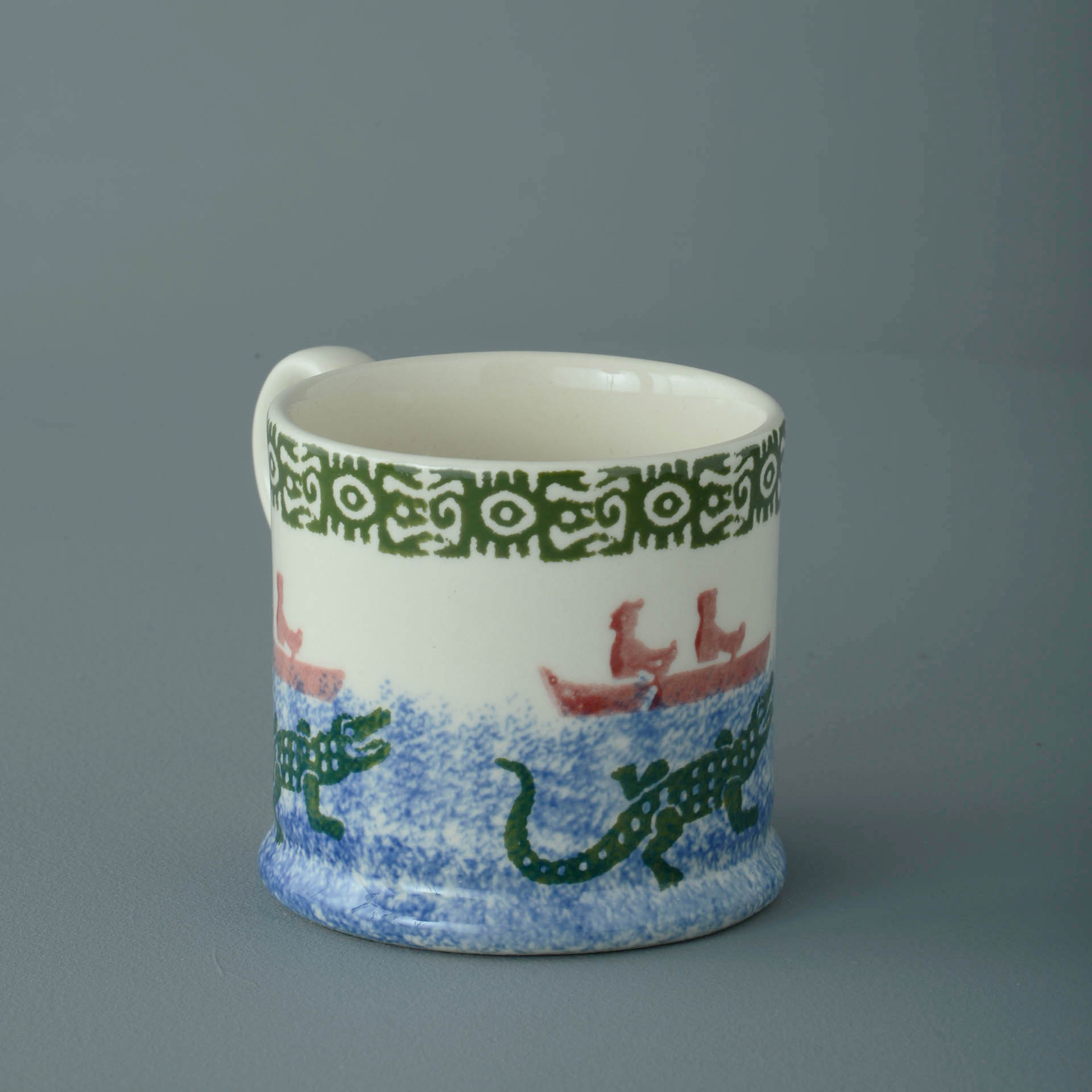Alligator and Boat Mug Small