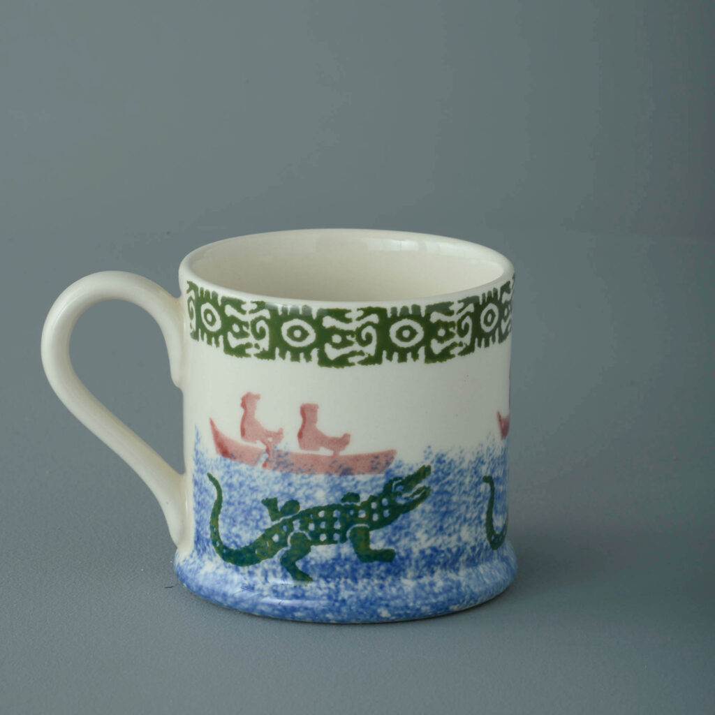 Alligator and Boat Mug Small