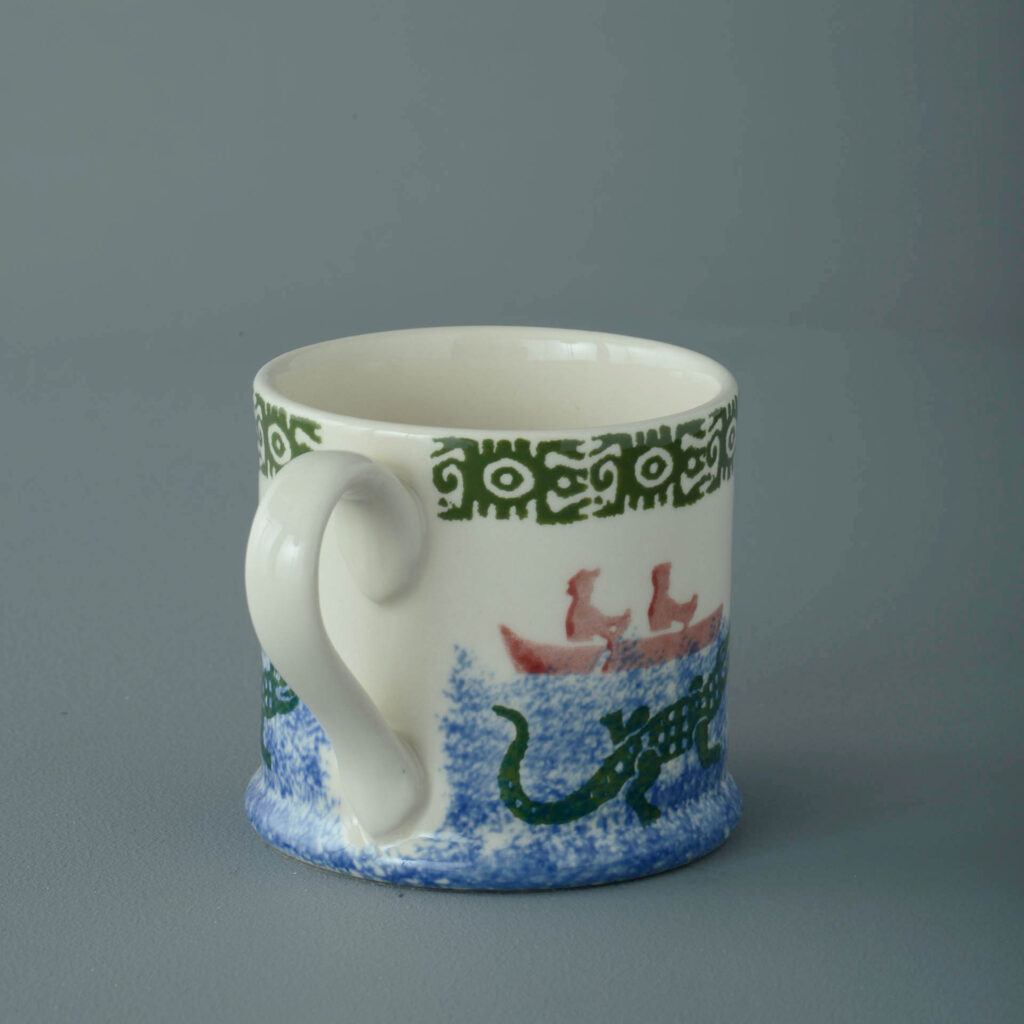 Alligator and Boat Mug Small