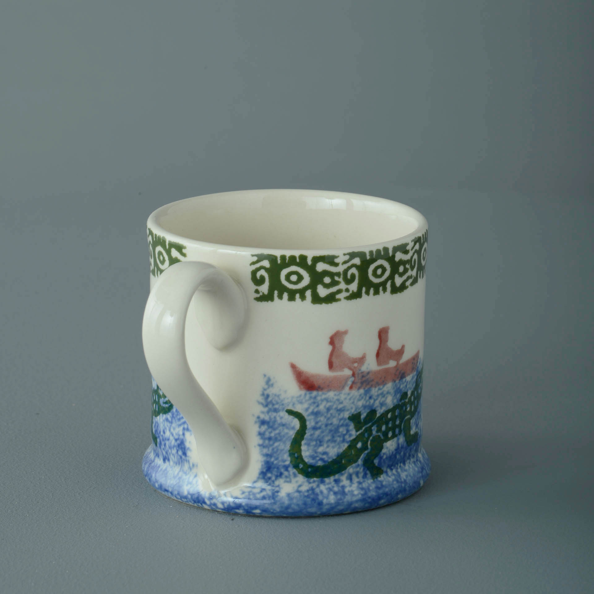 Alligator and Boat Mug Small