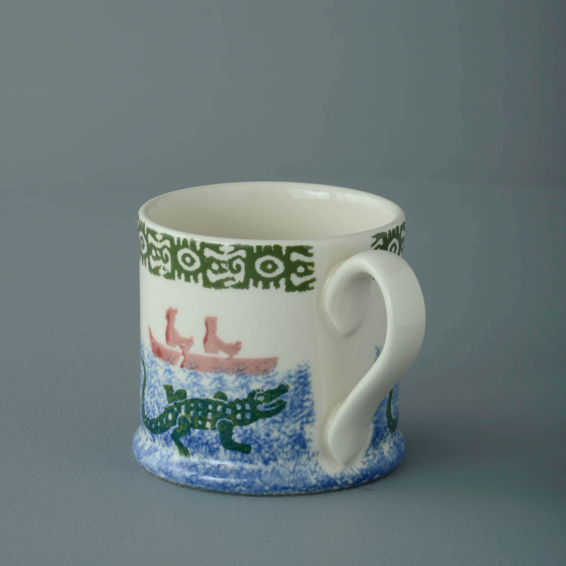 Alligator and Boat Mug Small
