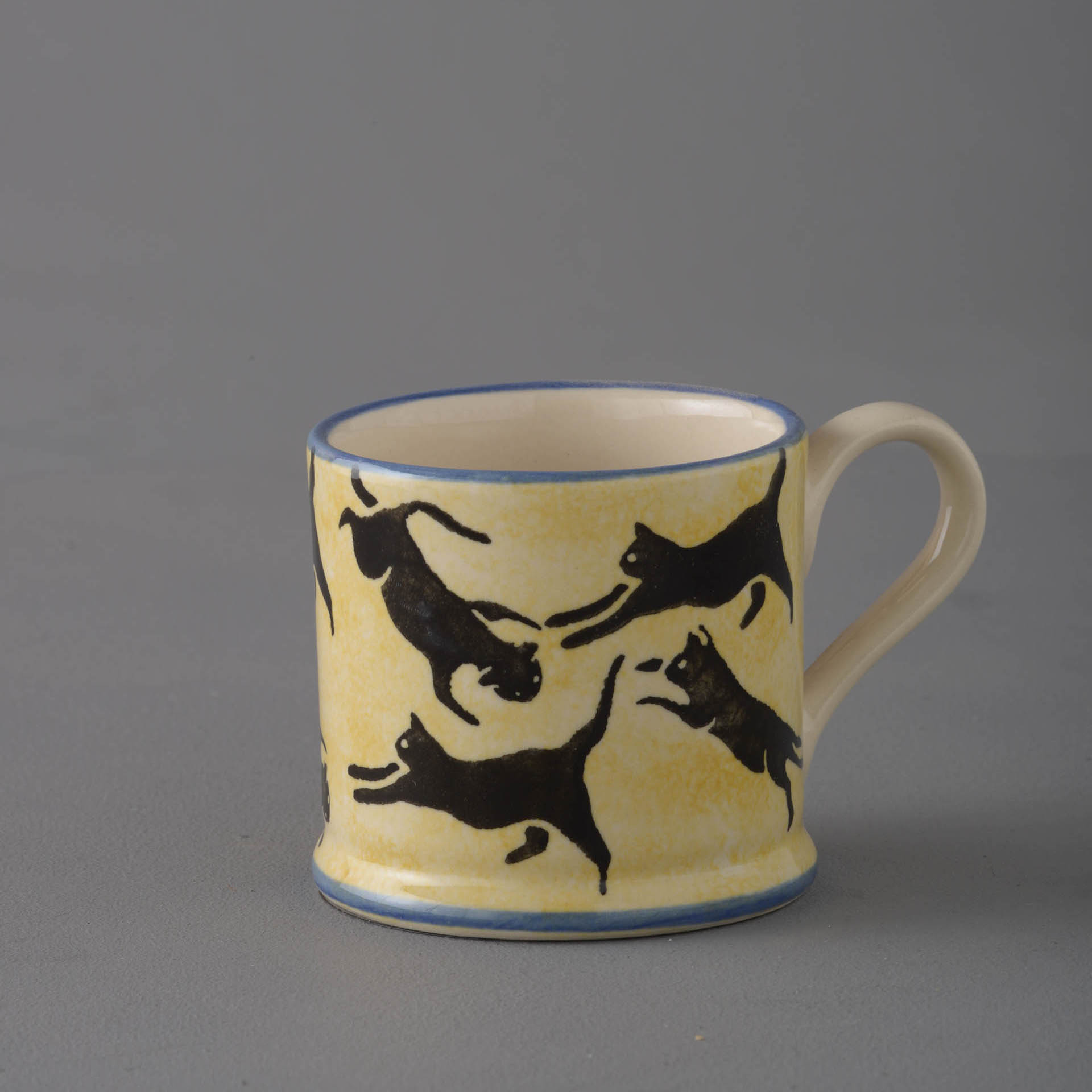 Cats Leaping Mug Small