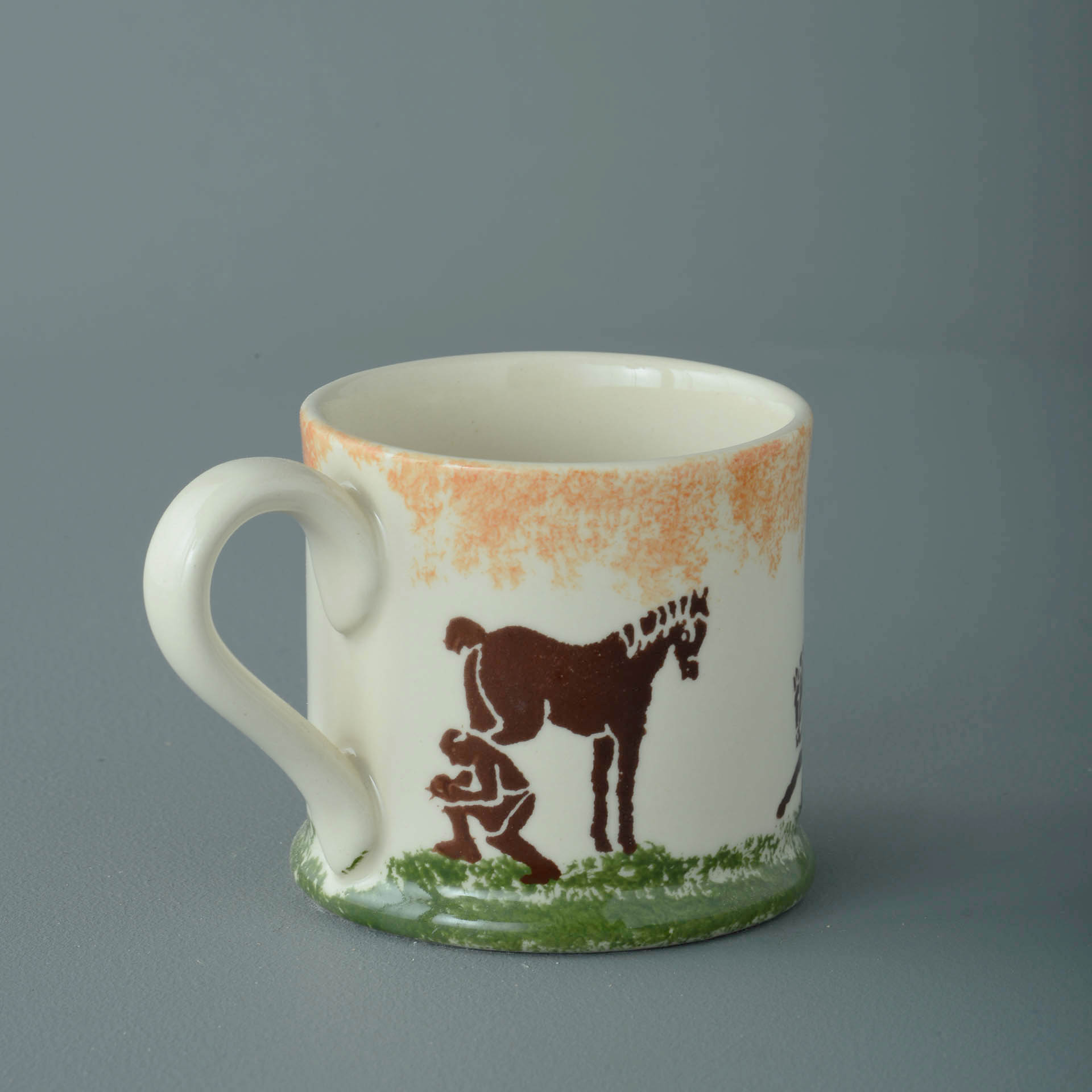 Cowboy and Farrier Mug Small