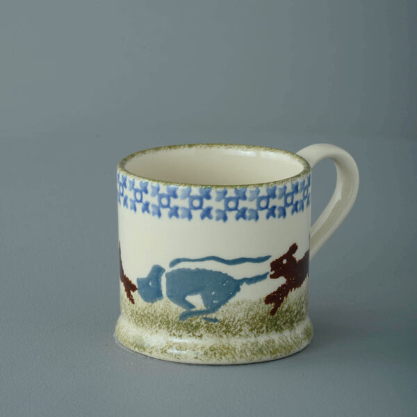 Dog Scottie Chasing Mug Small