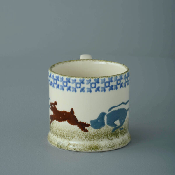 Dog Scottie Chasing Mug Small