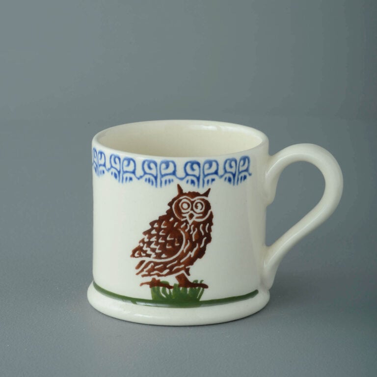 Owl On A Stump Mug Small