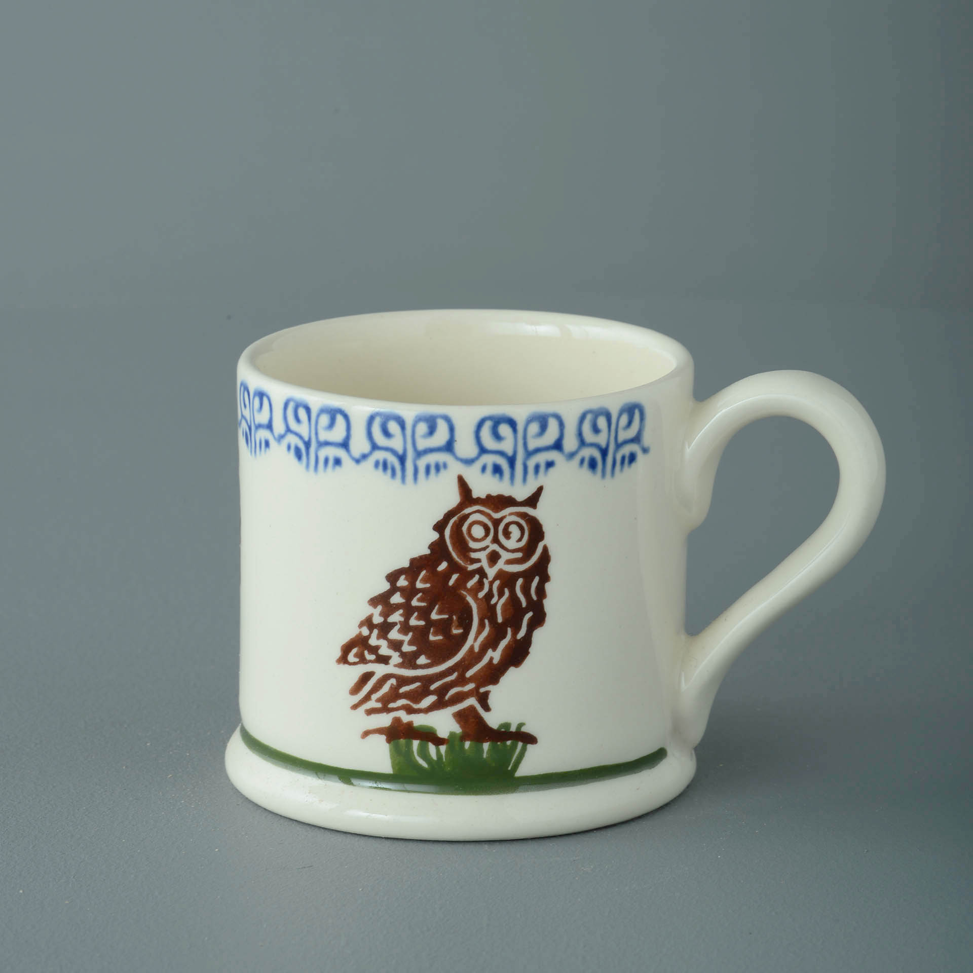 Owl On A Stump Mug Small