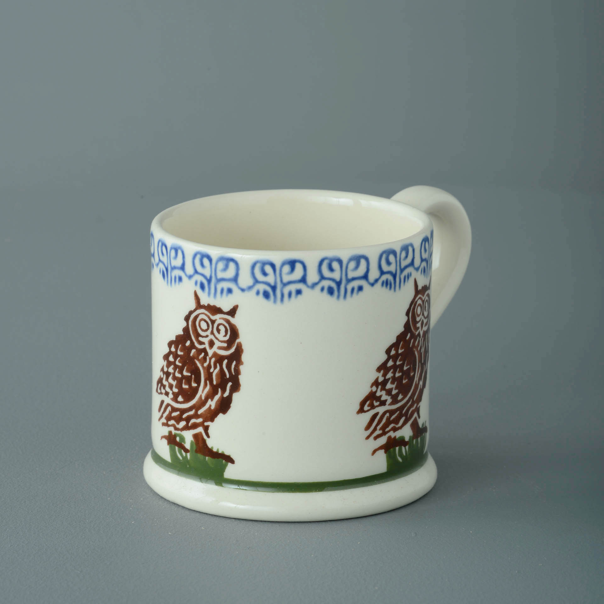 Owl On A Stump Mug Small