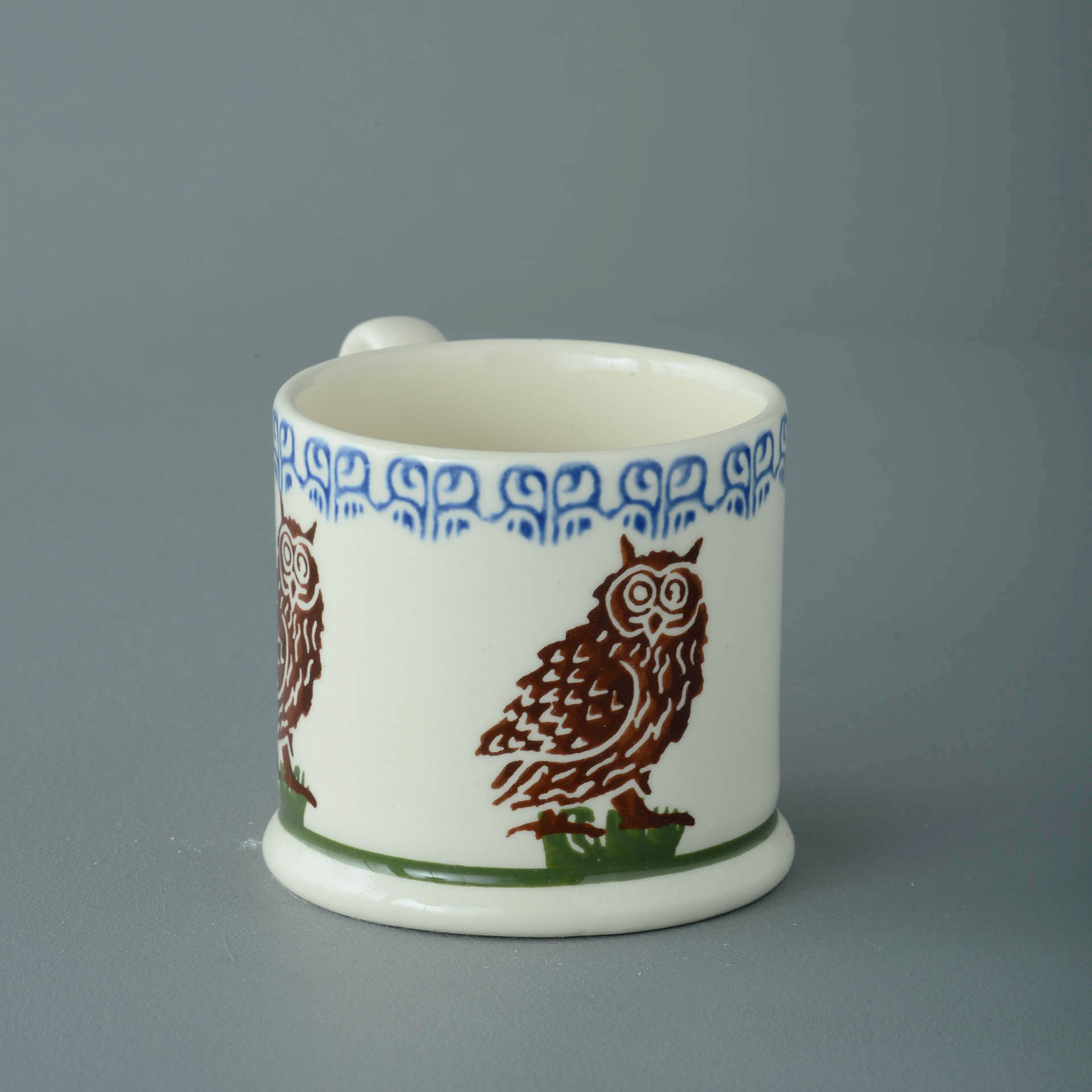 Owl On A Stump Mug Small