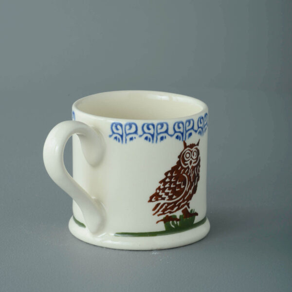 Owl On A Stump Mug Small