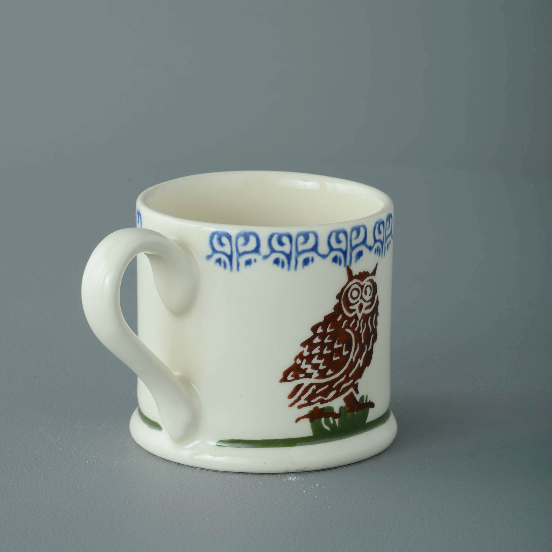 Owl On A Stump Mug Small