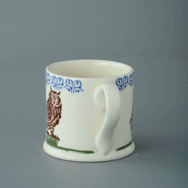 Owl On A Stump Mug Small