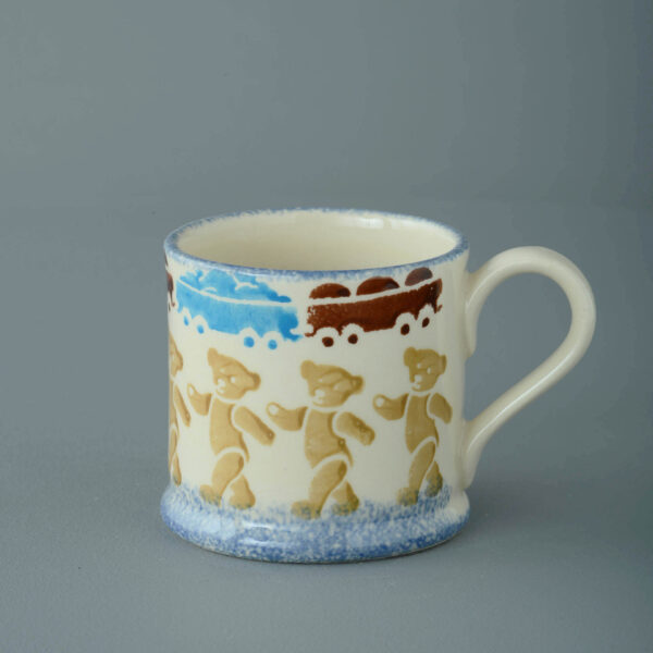 Teddy Bear And Train Mug Small