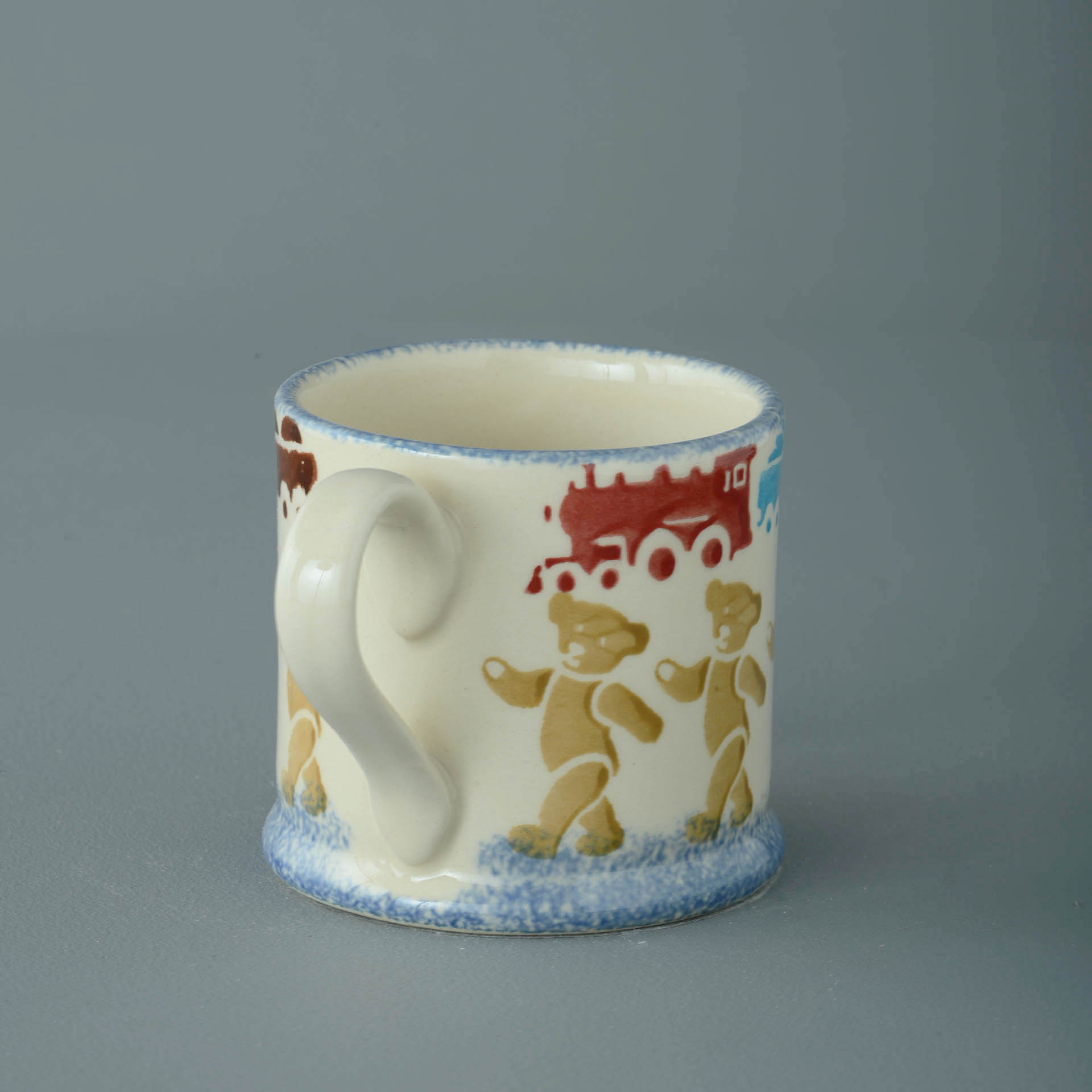 Teddy Bear And Train Mug Small