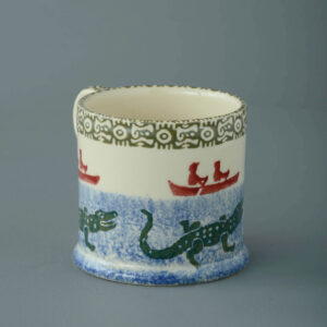 Alligator and Boat Mug Large