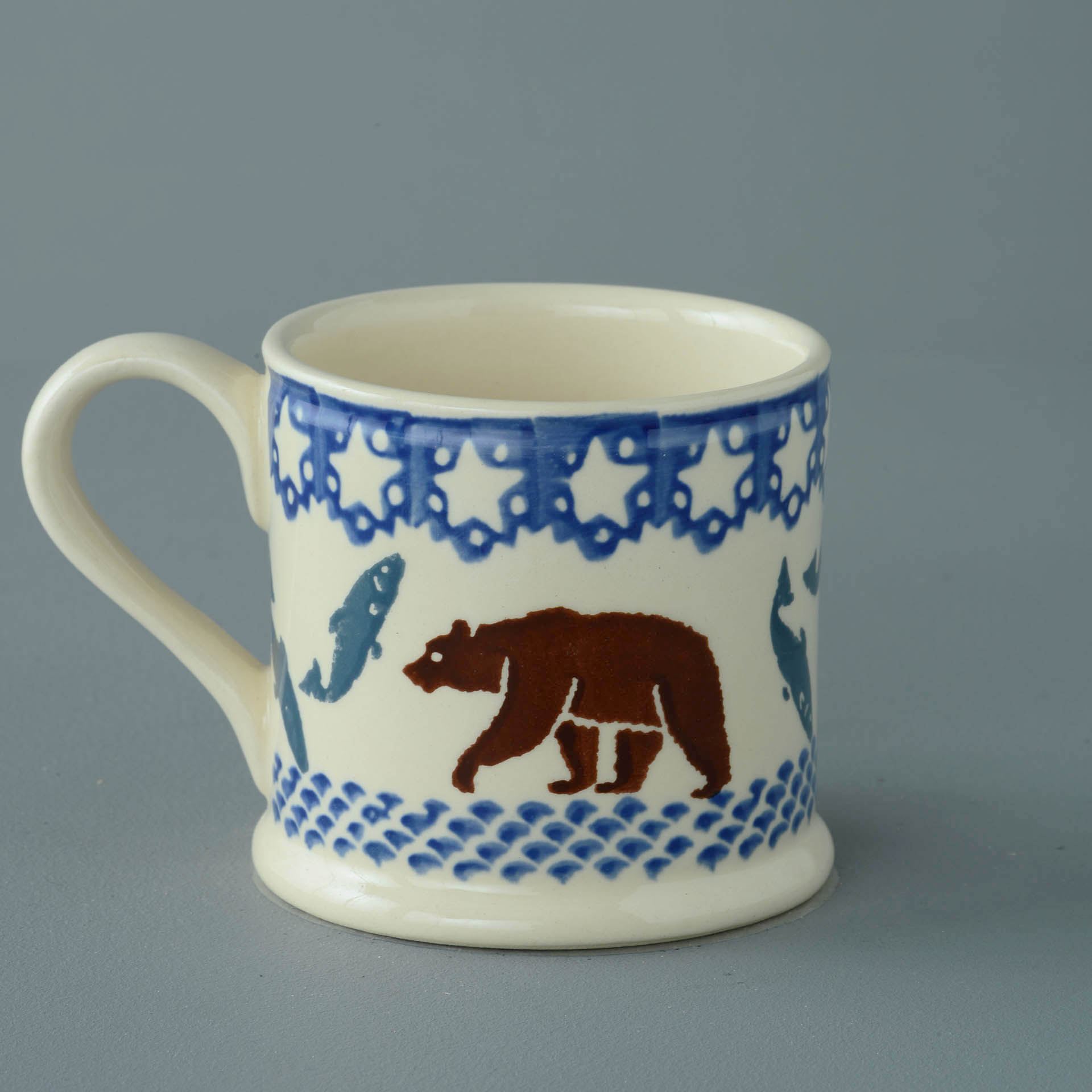 Bear and Fish Mug Large