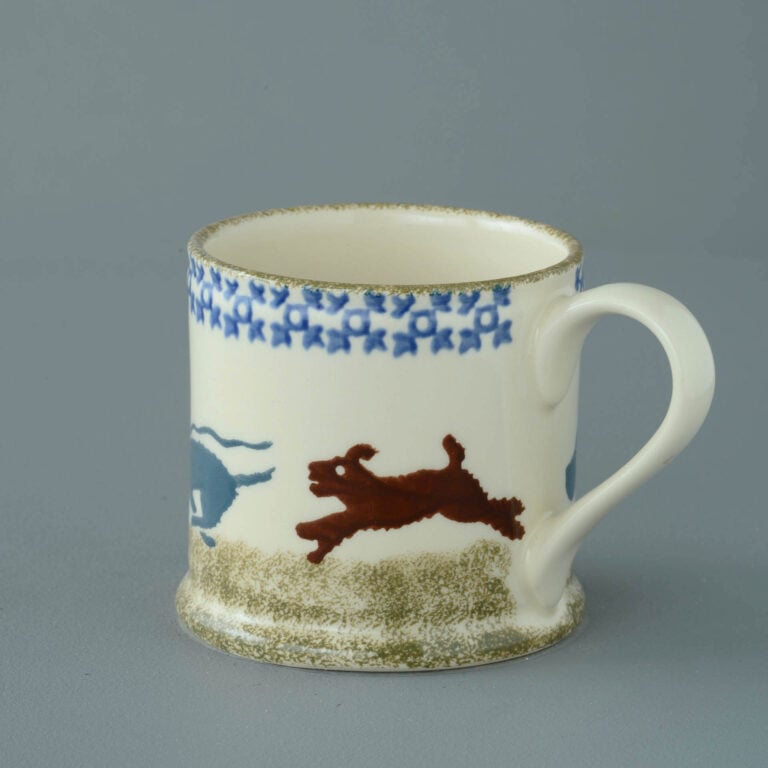 Dog Scottie Chasing Mug Large