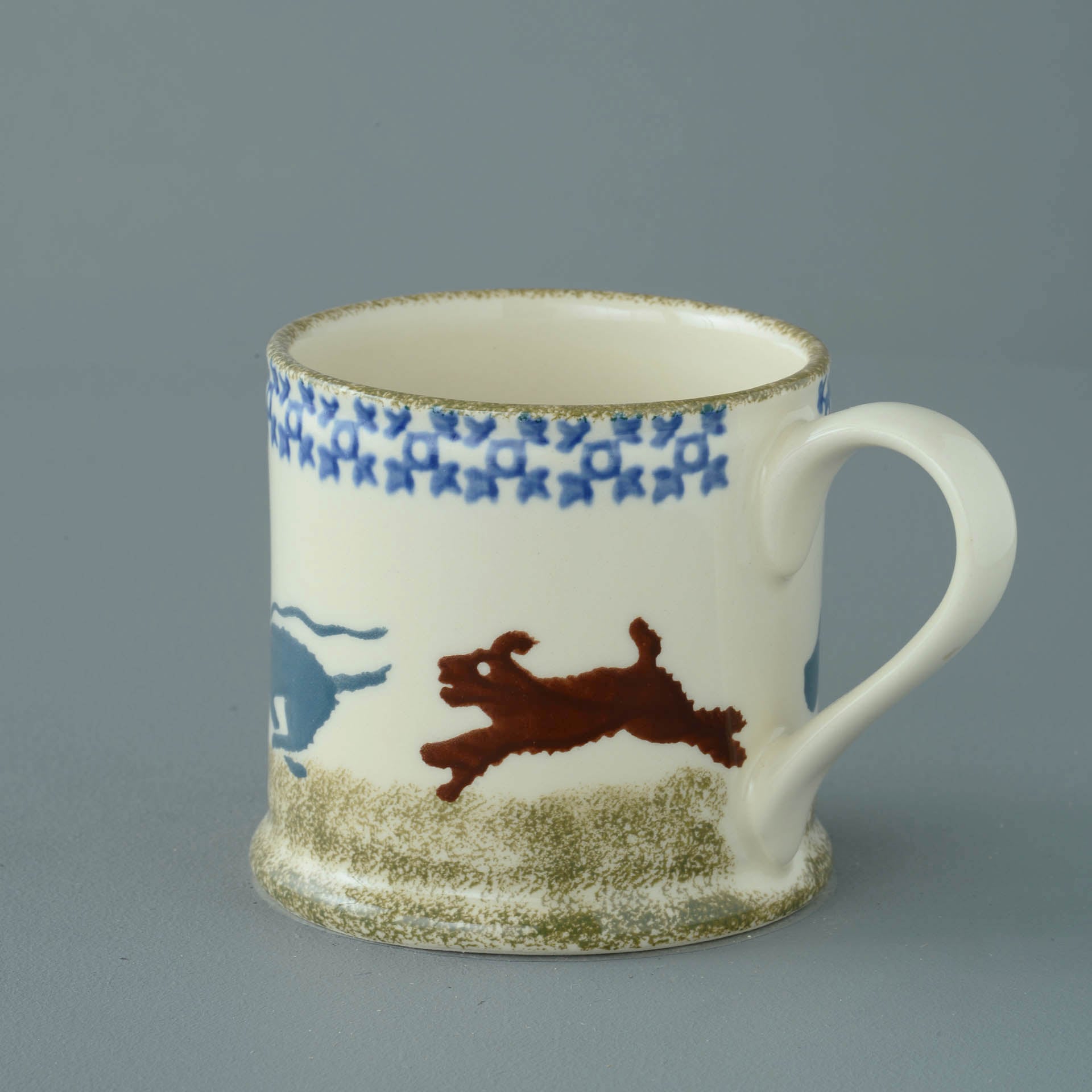 Dog Scottie Chasing Mug Large