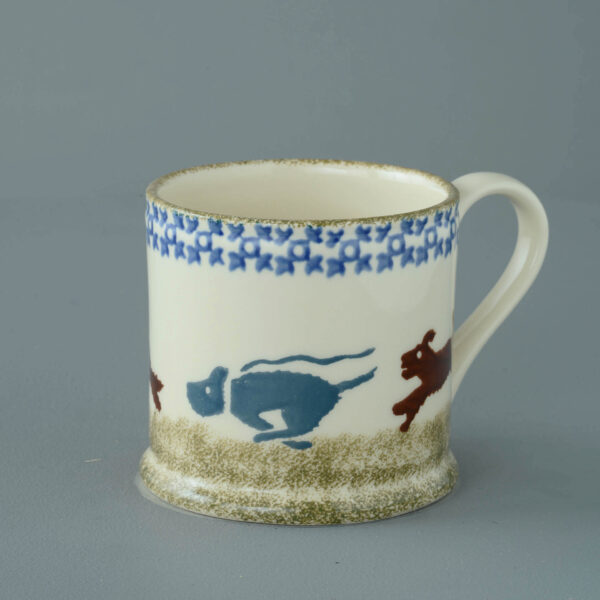Dog Scottie Chasing Mug Large
