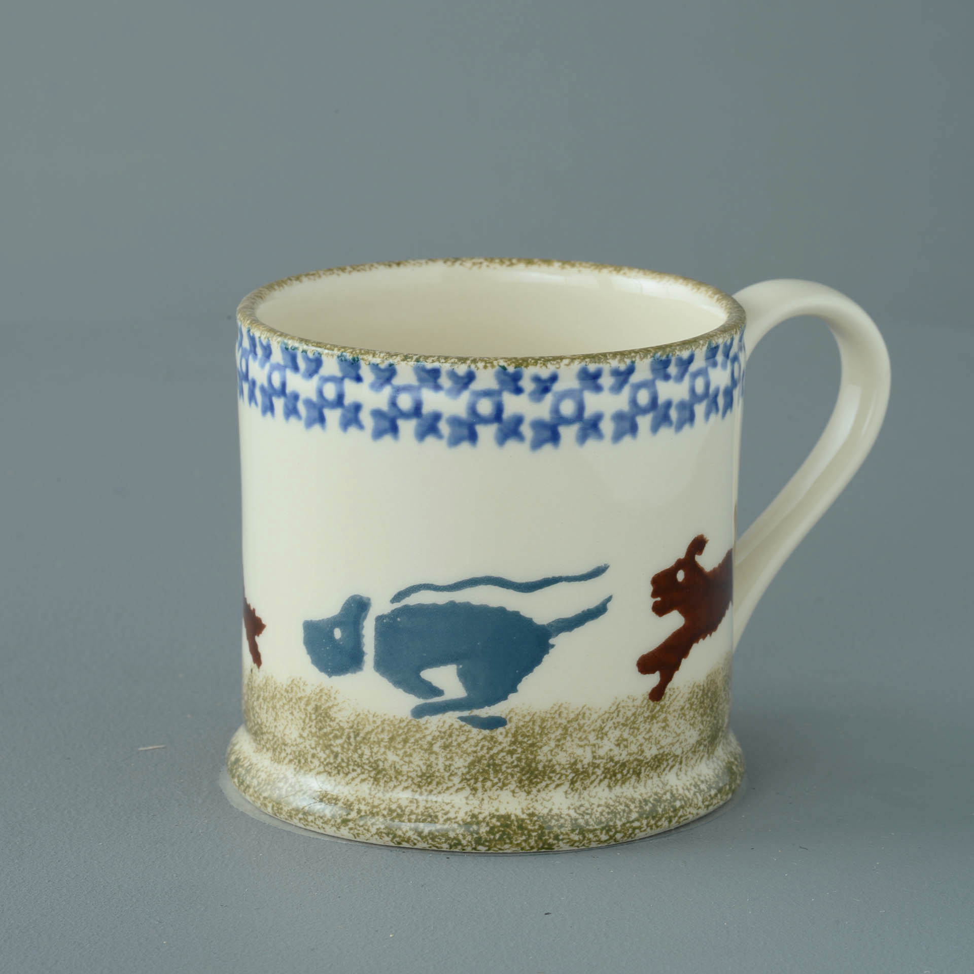 Dog Scottie Chasing Mug Large