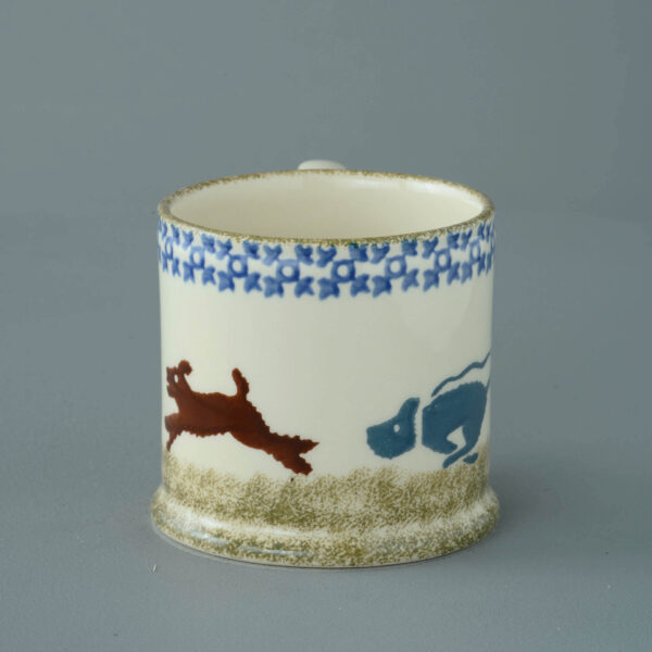 Dog Scottie Chasing Mug Large