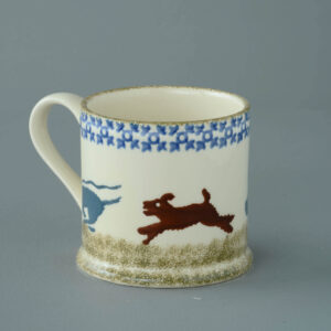 Dog Scottie Chasing Mug Large