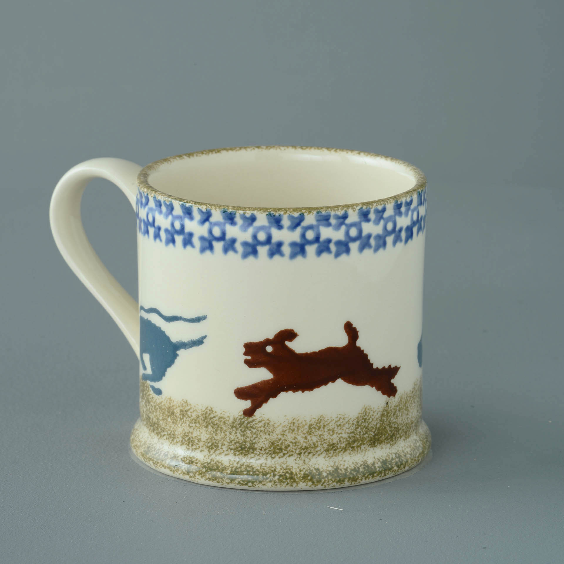 Dog Scottie Chasing Mug Large