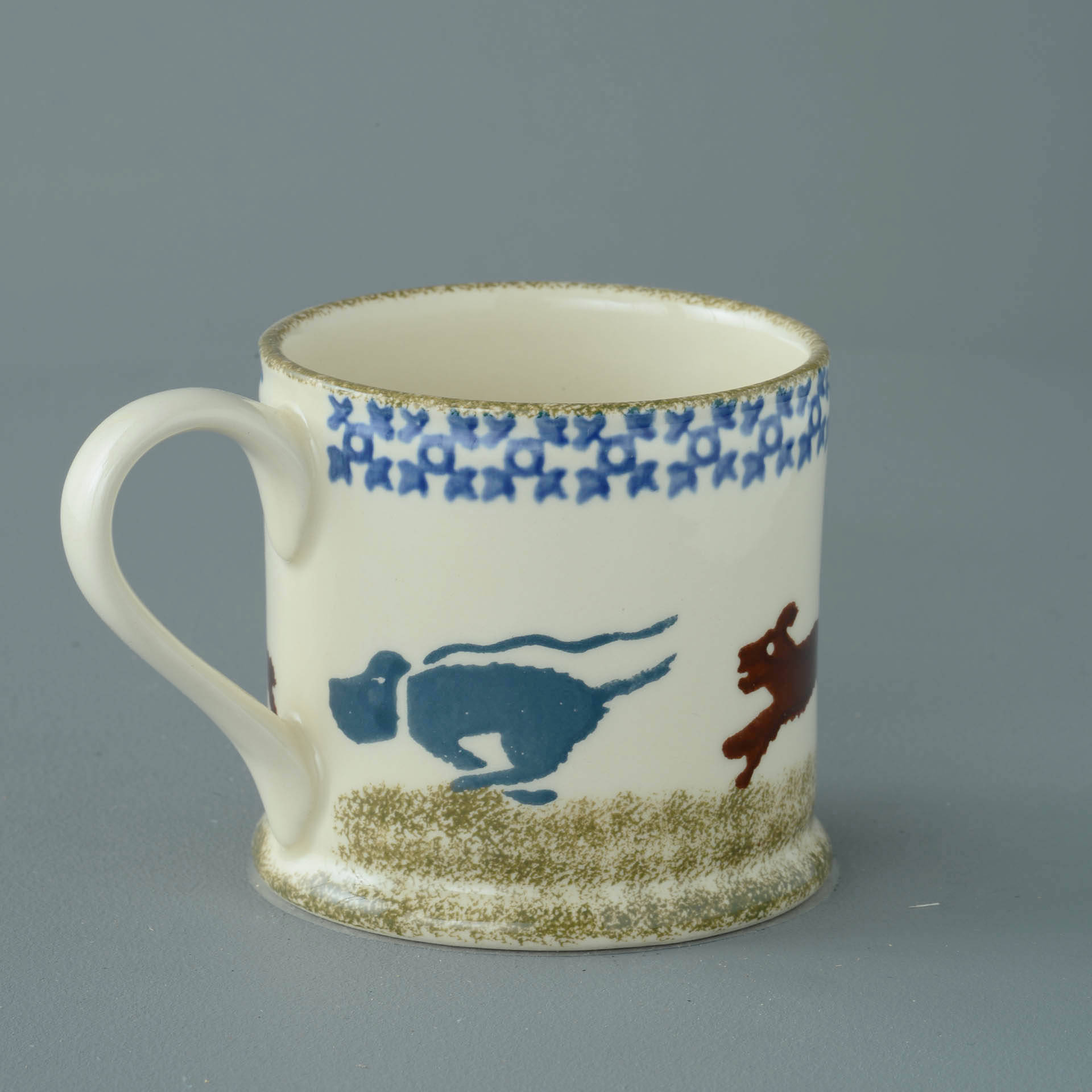 Dog Scottie Chasing Mug Large