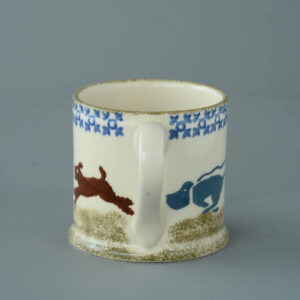 Dog Scottie Chasing Mug Large