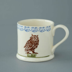 Owl On A Stump Mug Large