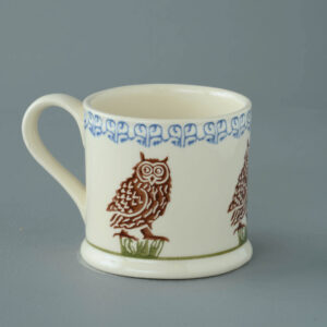 Owl On A Stump Mug Large
