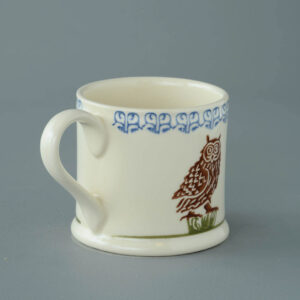 Owl On A Stump Mug Large