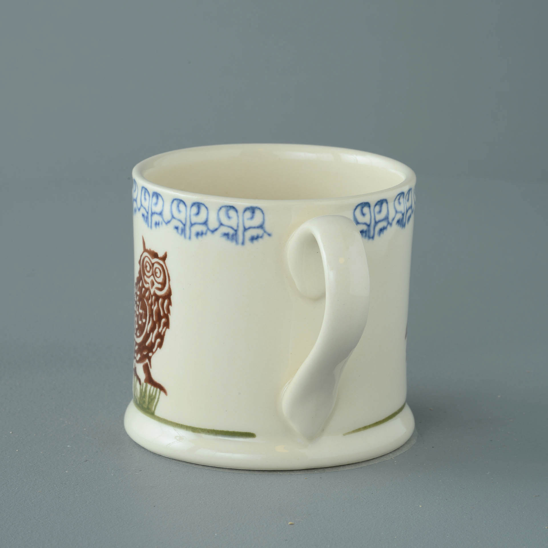 Owl On A Stump Mug Large