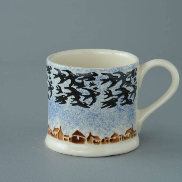 Bird Swallows at dusk Mug Large