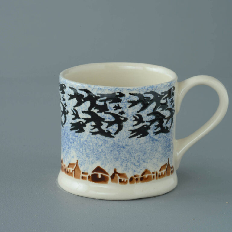 Bird Swallows At Dusk Mug Large