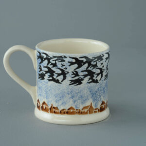Bird Swallows at dusk Mug Large