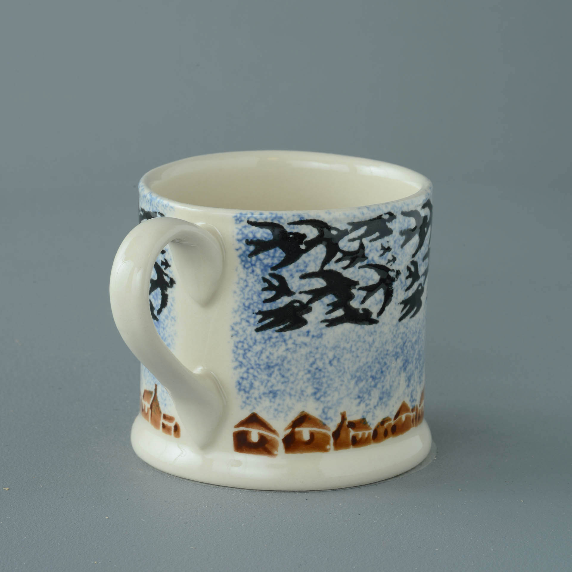 Bird Swallows at dusk Mug Large
