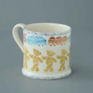 Teddy Bear And Train Mug Large