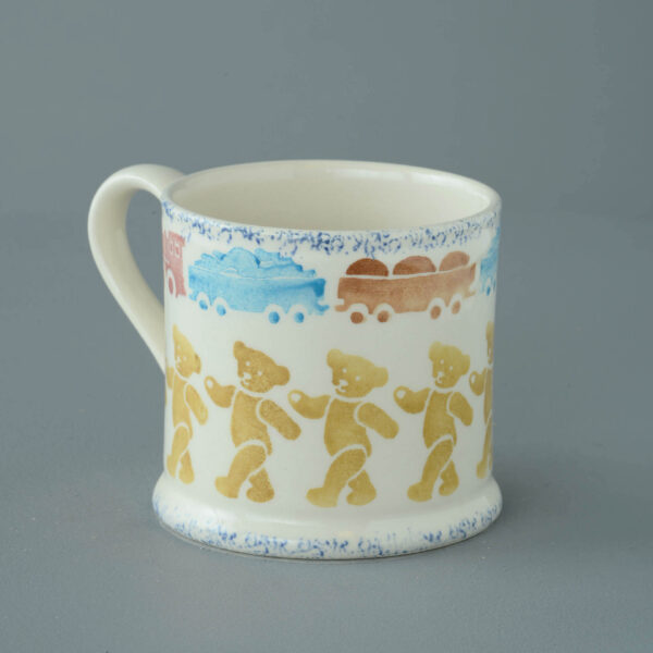 Teddy Bear And Train Mug Large