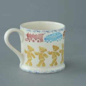 Teddy Bear And Train Mug Large