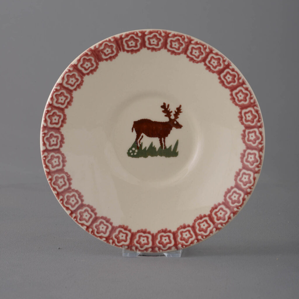 Reindeer Cup & Saucer - Breakfast Size