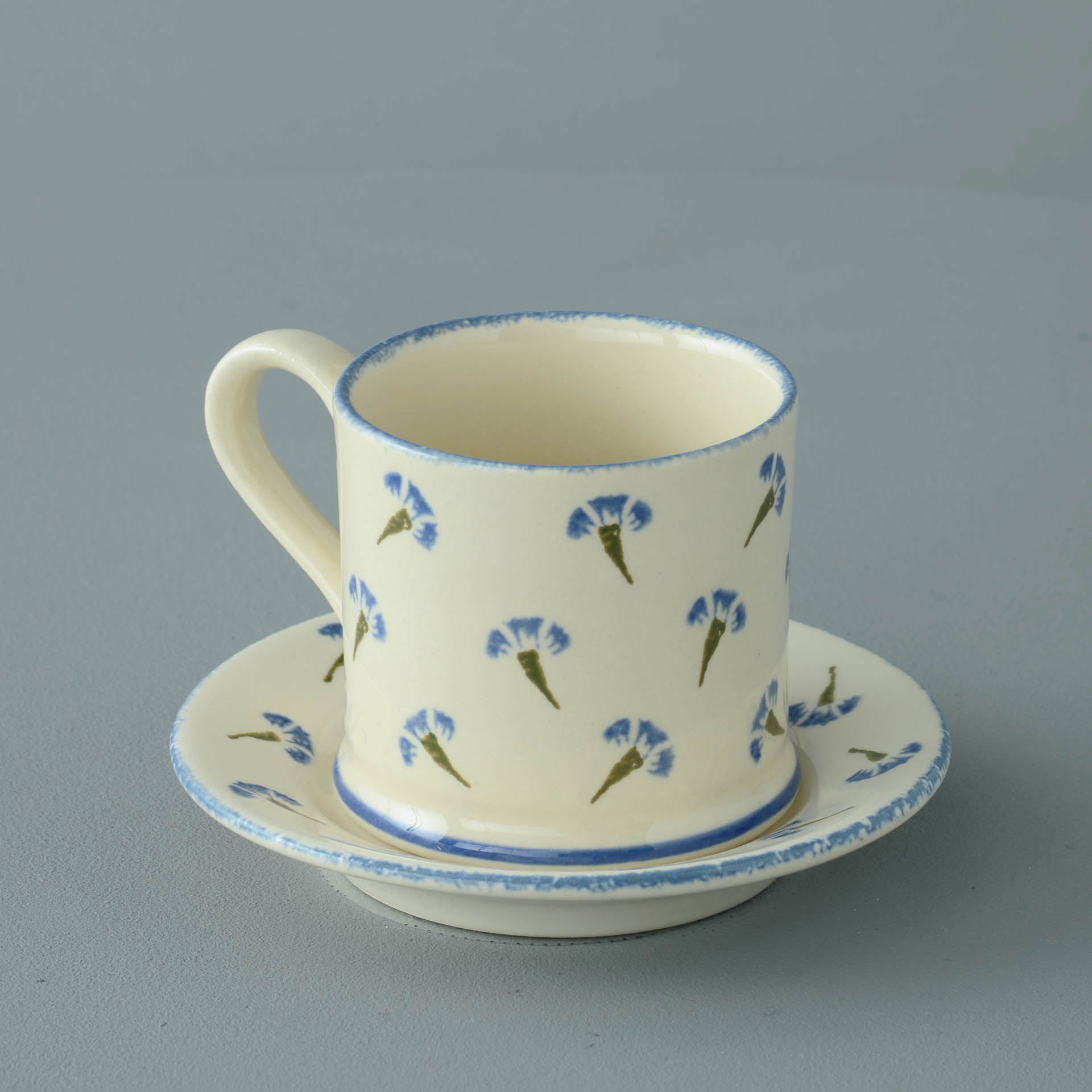 Cornflower Mug & Saucer - Small