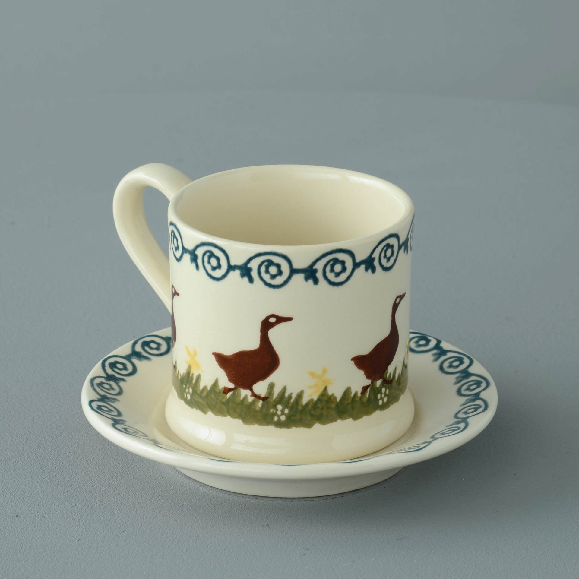 Duck Mug & Saucer - Small