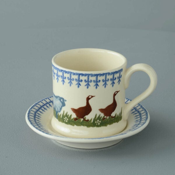 Farm Animal Mug & Saucer - Small