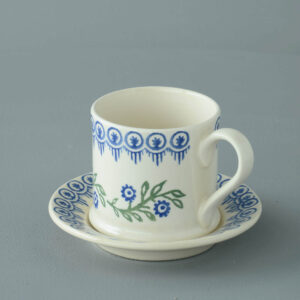Floral Garland Mug & Saucer - Small