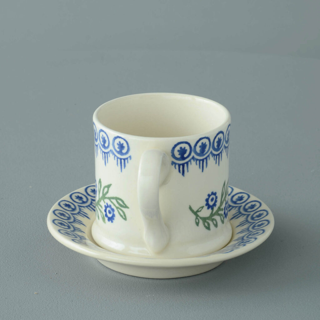 Floral Garland Mug & Saucer - Small