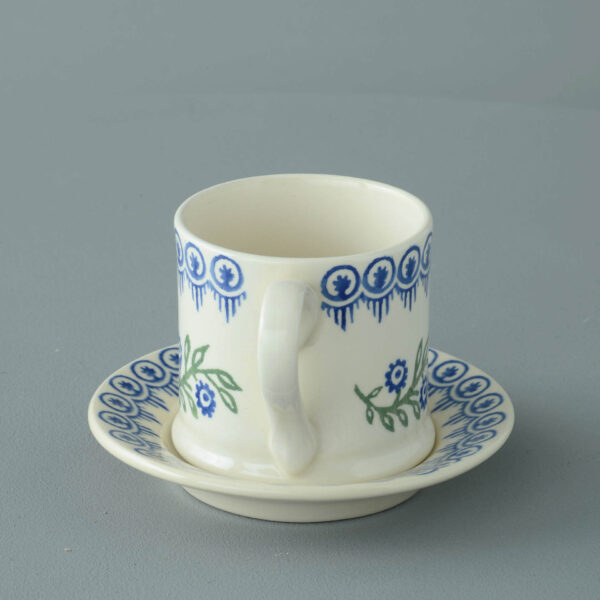 Floral Garland Mug & Saucer - Small