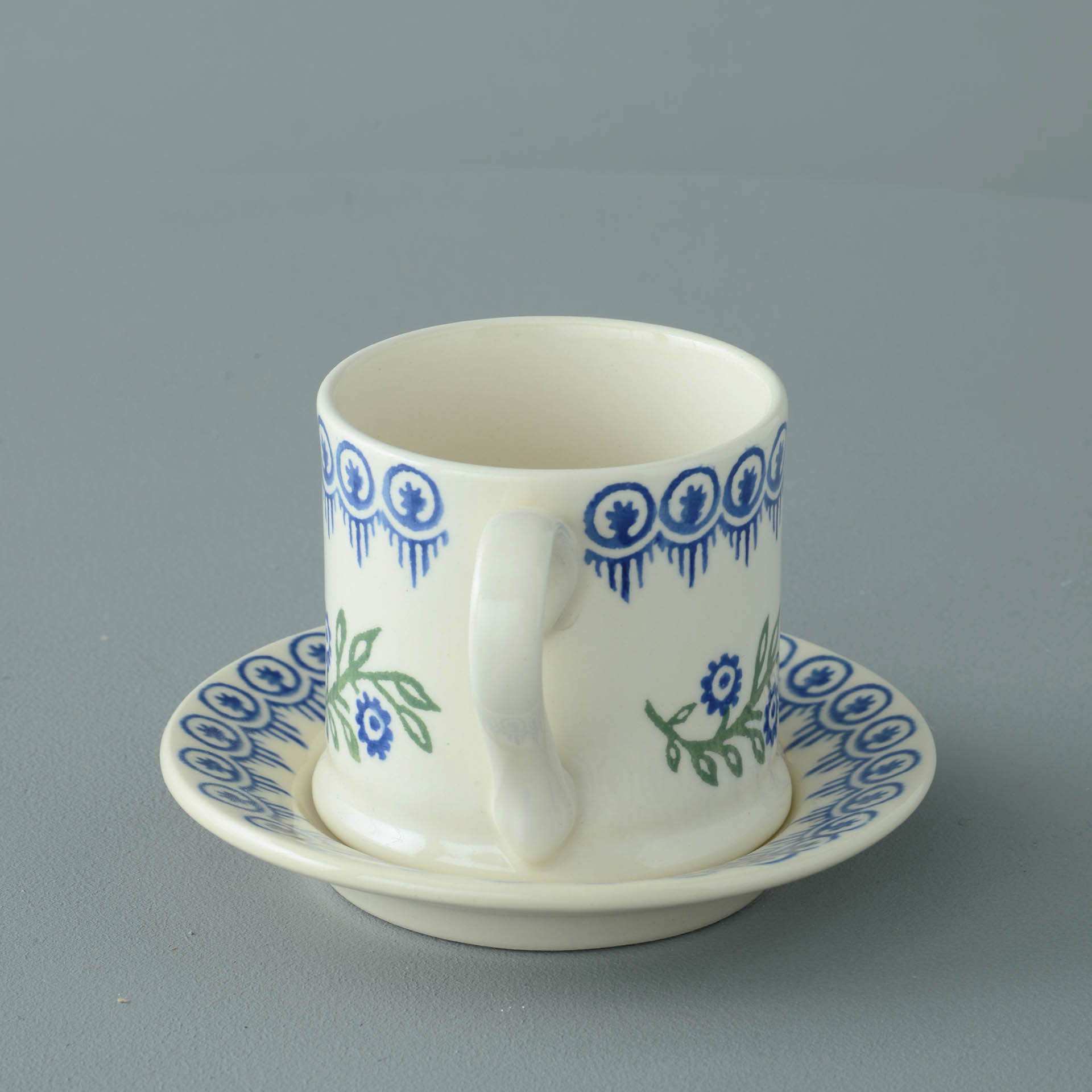 Floral Garland Mug & Saucer - Small
