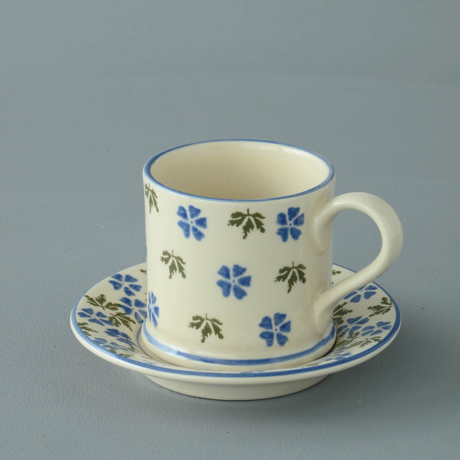 Geranium Mug & Saucer - Small